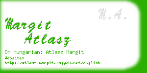 margit atlasz business card